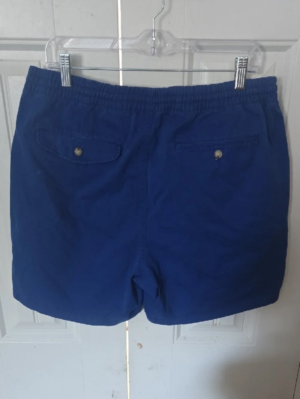 Polo by Ralph Lauren Men's Royal Blue Flat Front Shorts